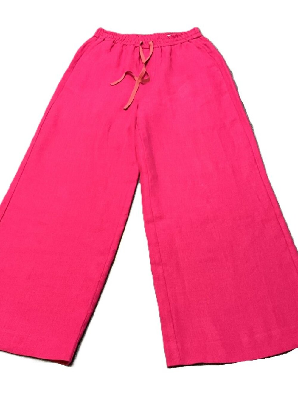 SOLOTRE 100% Lining Wide Leg Pants IT 40 Italy
